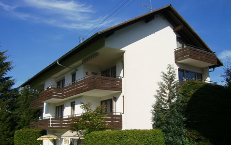 Bild vom Haus mit unserer Ferienwohnung